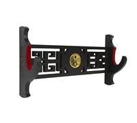 Z-fiber Sword Holder Katana Wall Mount - 1 TierTai Chi Symbol Velvet Padded Katana Holder Samurai Sword Display Rack Magic Wand Lightsaber Wakizashi Sword Stand Display Hanger