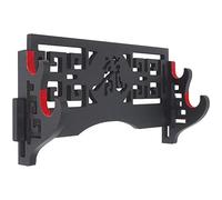 Z-fiber Velvet Protect Sword Wall Mount Sword Holder Display Stand for Katana Wakizashi Genji and Samurai Swords Hollow,2 Tier