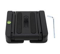 Z Flex Ball Head Folding Quick Release Plate, Z Shape Quick Release Plate with 1/4 Inch Screw, Aluminum Alloy Z Shaped Ball Head Folding Mounting Plate for DSLR Camera Video Record