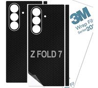 Z FOLD 7 Skin Wrap 3M (Pack of 2) Matrix Texture Film Protective Back Glass Galaxy Z Fold 7 (Matrix)