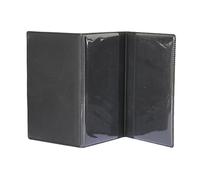 Z-Fold Magic Wallet Trick Prop - 3-Panel PU Illusion Wallet for Card Switch and Money Transformation Gag Gift