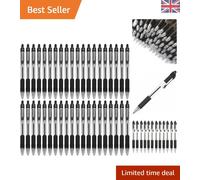 Z-Grip Retractable Ballpoint Pen - Economy Pack of 40 - Black