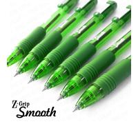 Z-Grip Smooth - Retractable Ballpoint Pen - Pack of 6 - Green