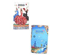 Z&H Double Package: Tea Towels designed in Spanish, Benidorm, Flamenco Dancers and Famosa Playa.