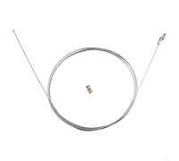 Z-Hook Throttle Cable for Lawn Mowers, 200 cm Steel Wire Pull Cable with 4.0 x 25 mm Z-End and 5 mm Threaded Connector - Compatible with Walk-Be