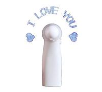 Z-LIANG 3d Hologram Fan Halloween And Christmas Day Creative Small Gifts Luminous Rechargeable LED 3d Projection Fan Christmas Holographic Projector (Emitting Color : Use battery, Wattage : 6-10W)