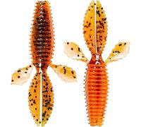 Z-Man TBUGZ-47PK6 TRD Bugz 2.75" Green Pumpkin/Orange 6 Pack