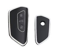 Z.MYUKI 【6 Colours】 Capri EV Key Case with Key Ring for Ford Capri Electric 2024-2025 2026 Accessory Key Protection, Black, S