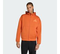 Full zip hoodie adidas Z.N.E. Orange L