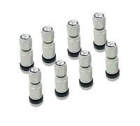 Z-oneMart 8pcs Car Tubeless Tire Valve Stem Bolt-in Aluminum Alloy Explosion Proof Wheel Tire TPMS Valve Stem with Dust Caps