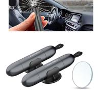 Z-oneMart Safety Hammer & Seat Belt Cutter, 2PCS Window Breaker Seatbelt Cutter with Test Glass, Portable Car Safety Hammer 2-in-1 Emergency Kit Car Escape Tool