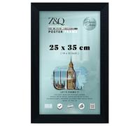 Z&Q - Strong MDF Wood (25 x 35 CM) Poster/Picture Frame | Home Décor 14 x 10 Inch Wall Gallery and Art [ Black ]