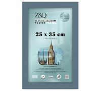 Z&Q - Strong MDF Wood (25 x 35 CM) Poster/Picture Frame | Home Décor 14 x 10 Inch Wall Gallery and Art [ Dark Grey ]