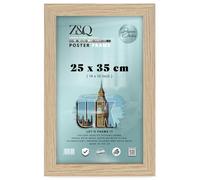 Z&Q - Strong MDF Wood (25 x 35 CM) Poster/Picture Frame | Home Décor 14 x 10 Inch Wall Gallery and Art [ Oak ]