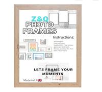 Z&Q Wall Poster Frame Large Poster Sized Frame Wall Mount for Pictures Photos Paintings with Plexiglass Front Vertical Horizontal both Ways Hanging (50x70 cm, Beech)