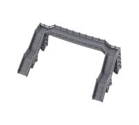 Z Scale Overhead Footbridge 1:220 Model Railway Bridge for Train Layout Scenery Decoration Plastic Building Tunnel Accessory Parts for For Outland Models