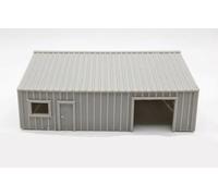 Z Scale Pole Barn Building | Whistle Stop Models | 1/220 | Rural & Industrial Use, Positionable Doors, Made in the USA, Resin Construction, 1:220 Scale