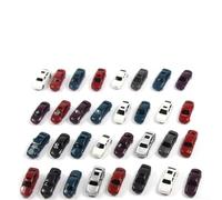 Z Scale Train Layout Accessories Set, 50 Pieces 25x8x6mm Model Car Components Designed for 1:220 Scale Railway Scene Building and Detailing