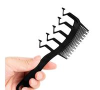Z-Shaped Combs for Hair Stylist, Comb with Wide, Fine Tooth, Pin Tail