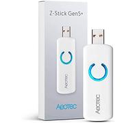Aeotec Z-Stick Gen5 Plus, Z-wave Plus USB to Create Z-Wave Gateway, Zwave Hub Controller Pro 2020 SmartStart and S2 Enabled, Works with Raspberry Pi 4, Compatible with SmartThings, HomeSeer, White