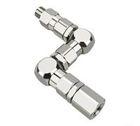 Z-Type 360° Swivel Joint, Swivel Joint For Airless Paint Sprayers, 10X2x10cm 6500 PSI Capacity Stainless Steel Swivel Joint