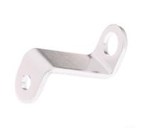 Z-Type Motorcycle Brake Fluid Reservoir Mount(Silver Z-shaped) | Z-type structure support, lightweight metal, scratch resistant coating, secure mounting, red finish option