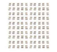 Z Type Spring Clips, Stainless Steel Z Wire Fixing Clips for Greenhouse Glazing, Z Overlap Clips for Multilayer & Hollow Boards, 100 Pcs
