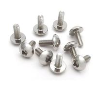 Z Universal 10pcs 16mm Motorcycle Scooter ATV Big Round Head Inner Hexagon Screw For Bolt Motorbike Mounting Kits