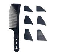Z-YUEZ 1 Set Curved Comb Haircut S-Shaped Clipper Comb Professional Hairdressing Curve Style Flat Barber Blending Styling Hair Clipper Cutting for Men Hair Styling Tool