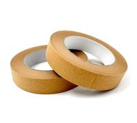 Z Zenic Paper Packing Tape 24mm x 50m Strong Brown Kraft Paper Tape | Recyclable, Biodegradable, Shipping, Wrapping & Framing | Eco Friendly Parcel Tape (7 Roll)