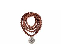 Z ZILLION CRAFT Naturally Grown Himalayan Rudraksha. 5 face108 rudraksha Bead with OM Pedant. No Chemical, color and waxing. Great for Puja Yoga Meditation