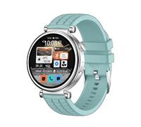 Z01 Mini Smart Watch 1.27inch Amoled BT Call Women's Health Compass NFC waterproof Fashion Reloj Smartwatch (green)