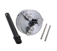 Z011 48mm 3-Jaw Chuck/Mini Metal Three Jaw Cartridge/1.8~56mm /12~65mm Clamping Diameter(Chuck 116mm Thread)