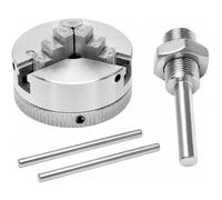 Z011 Metal 3 Jaws Manual Lathe Chuck Clamp Self-Centering Mini Drill Chuck