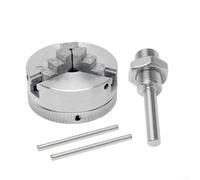 Z011 Metal Manual Lathe Three-jaw Chuck Zinc Alloy Drill Chuck Connecting Rod Mounting Rod for Lathe(B)