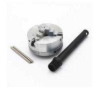 Z011 Woodworking Three Jaw Chuck 10-35mm Resistance Power Tool Industrial for Mini Lathe Zinc Alloy M12(Check with Rod)