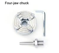 Z011/Z011A Mini Drill Zinc Alloy Manual Self-Centering Metal There/Four 3-Jaw 4-Jaw Lathe Chuck Clamp for C.NC Machine Tool(Z011A)