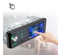 Z1 4.1 Inch Touch Screen Car MP5 Player BT Radio Receiver with Steering Wheel Control Support Multi Language Auto Audio Video System USB Charging and FM Radio Receiver for Cars