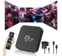 Z1 Air Android TV Box Android Q (10.0),2.4GHz+5GHz WiFi & RJ45 Interface adaptive,Android Box Support 4K HDR,Streaming Devices for TV,Dual USB 2.0 Ports,Smart Voice Remote,Multi-screen interaction