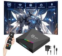 Z1 Max Android TV Box Android Q (10.0),2.4GHz+5GHz WiFi & RJ45 Interface adaptive,Android Box Support 4K HDR,Streaming Devices for TV,Dual USB 2.0 Ports,Smart Voice Remote,Multi-screen interaction