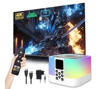 Z1 MIX Android 15.0 Bluetooth Speaker TV Box 4K, 2025 Smart Cube Speaker with Lights, H313 Quad-core, 2.4GHz + 5GHz WiFi, TV Speakers Wireless for Home/Party/Outdoor