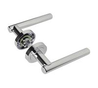 Z14 T-Bar Lever Rose Door Handle, Polished Chrome - Handlestore