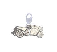 Z41 Gangster Mob Car Pewter Charm with 14mm Lobster Trigger Clasp