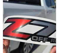 Z71 Offroad Decals Stickers for Chevy Silverado Z71 2001-2006 Bed Side 1500 2500 HD 01-06 (Set of 2 Clear Decals)