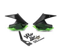 Z900 Motorcycle Accessories Side Downforce Naked Spoilers Fixed Winglet Fairing Wings For Z900 Z 900 2020 2021 Fairing accessories(Green)