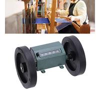 Z96F Roller Type Meter Counter, 5 Digit Meters 0 to 9999.9 Counting Range Stainless Steel Rolling Mechanical Length Counter Roll Type Length Meter Counter (Meter counter)
