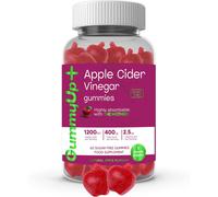 ZA ZACANNA Apple Cider Vinegar Natural Apple Flavoured Gummies The Mother Sugar Free 1200mg Acetic Acid 400 μg Folic Acid 2.5 μg Vitamin B12 60