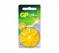 ZA10 GP Zinc Air Hearing Aid Batteries (PR70) 1.45V (Pack of 6)