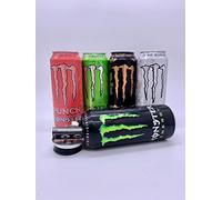 Zaam Stash Can Safe, Aluminium, Key Lock, Multiple Colors, Floor Mount, Monster Drink Can Design