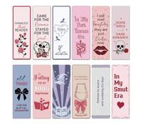 Zaamwoyy 120 Pcs Dark Romance Bookmarks, Funny Word Paper Bookmarks Bulk for Women, Girly Dark Romance Merch Bookmark for Book Lovers Bookish Office Worker Gift